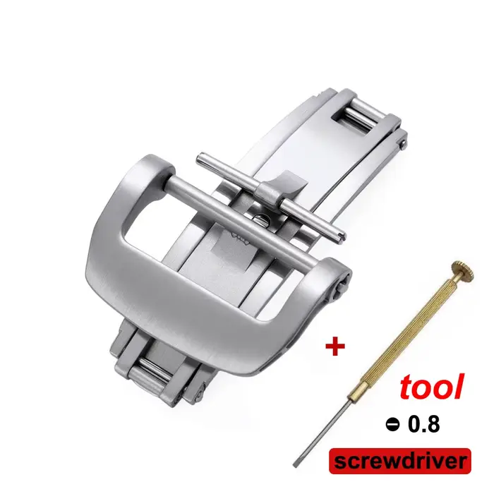 Boucle déployante à ressort pour bracelet de montre 16mm 18mm, ajustement parfait pour bracelet de m