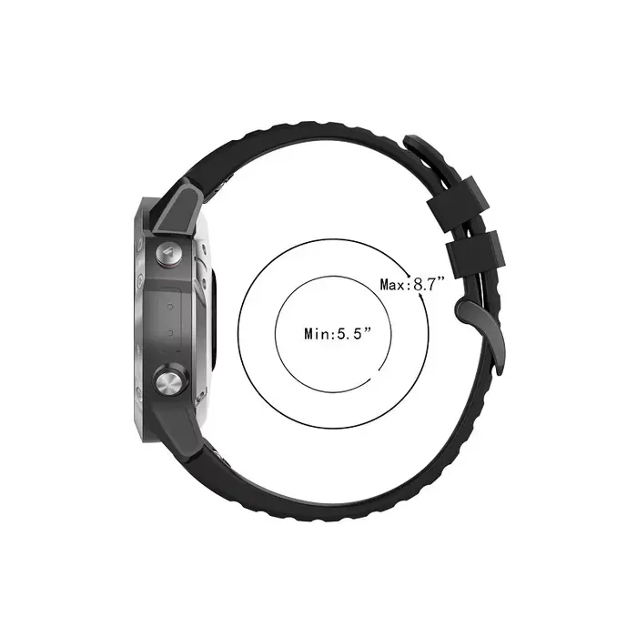 Bracelet QuickFit 22mm 26mm pour Garmin Epix Gen 2 Bracelet en Silicone pour Garmin Fenix 7 7X 5Plus 6XPro Enduro 2 Bracelet de montre