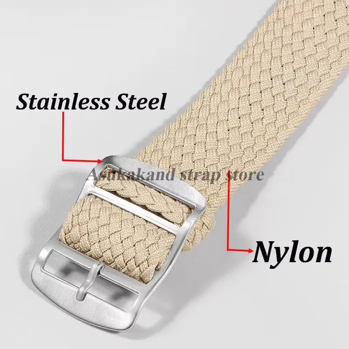 Bracelet en nylon de haute qualité pour montre Perlon