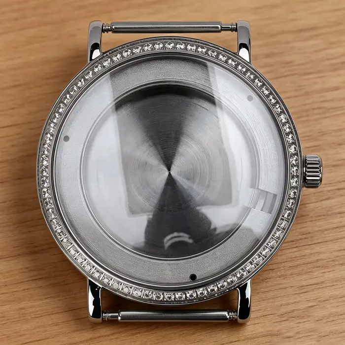 Boîtier de montre argenté de 40mm
