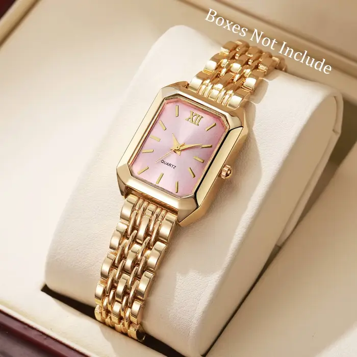 Montres rectangulaires élégantes pour femmes