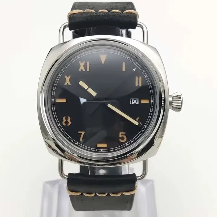 PARNSRPE Montre automatique à cadran noir