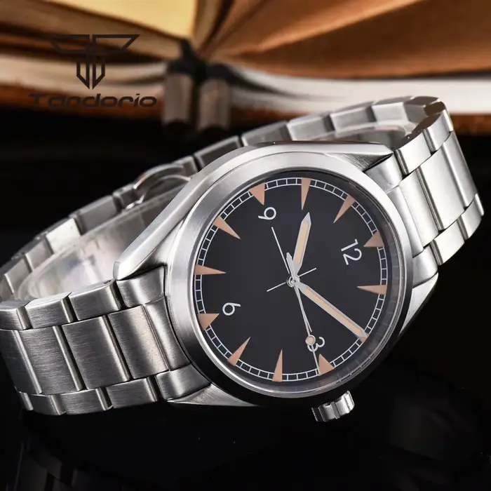 Montre-bracelet automatique en verre saphir pour homme