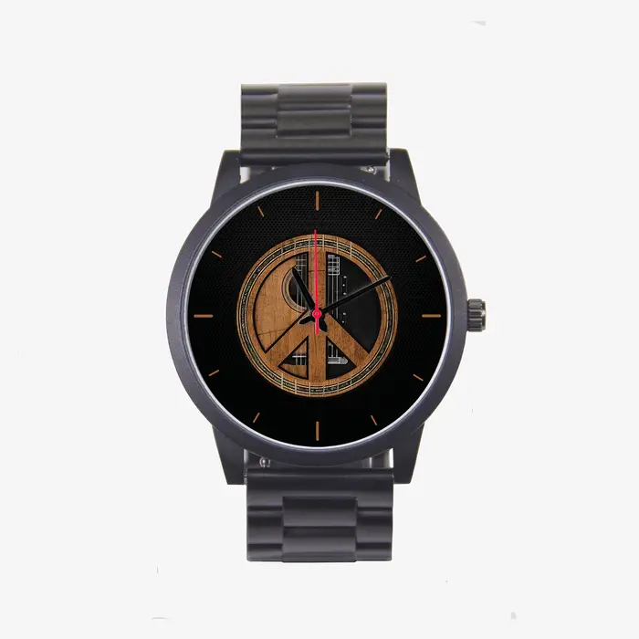 Montre à quartz originale avec bracelet en cuir véritable pour homme, insolite, cadeau pour papa, occassions spéciales