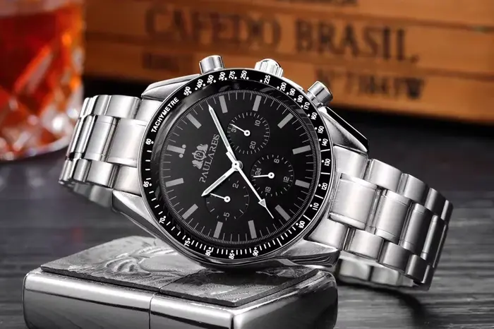 Montres automatiques pour hommes mécanique auto vent lumineux en acier inoxydable marron cuir vitesse Reloj Hombre Baratos luxe décontracté