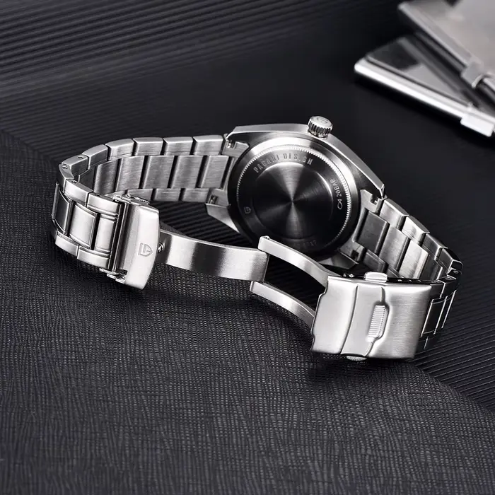 Montre automatique Pagani Design avec mouvement NH35 et verre saphir pour hommes affaires et détente occasions spéciales