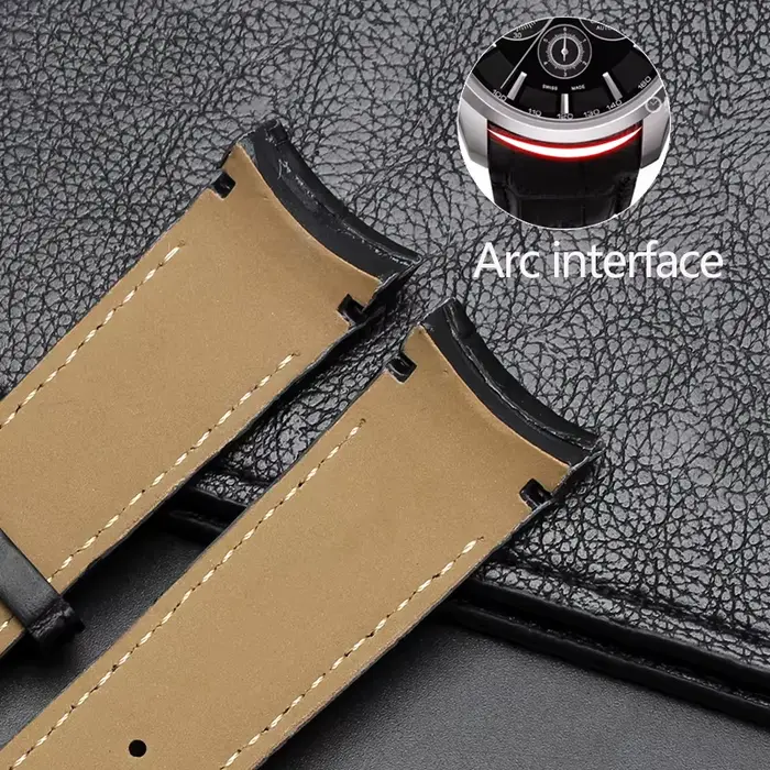 Bracelet de montre en cuir véritable pour hommes avec pin buckle pour montres Tissot 1853 COUTURIER élégant et durable pour occasions formelles et informelles