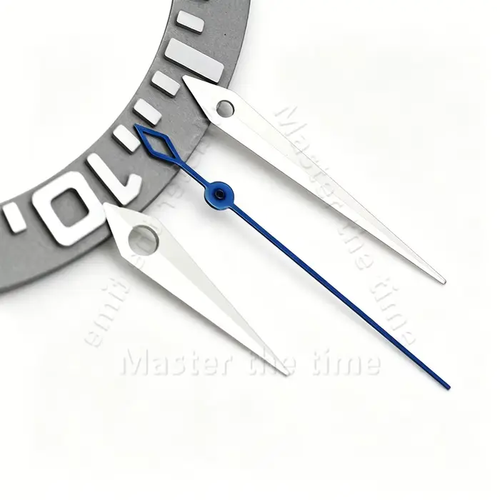 Aiguilles de montre polies Dauphine 10/14/15 mm