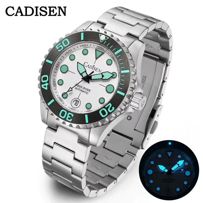 NOUVEAU 2026 CADISEN AQUA DIVER Montre de luxe pour hommes