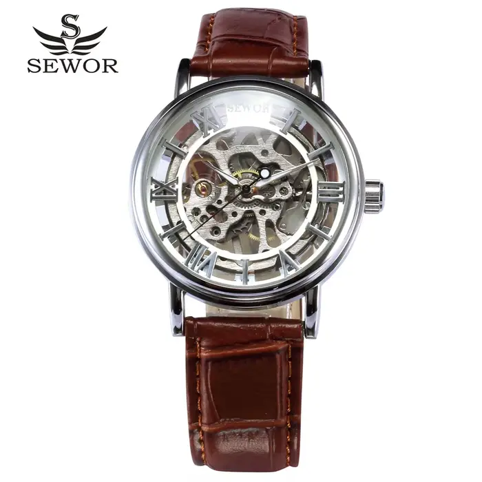 SEWOR-Montre-bracelet mécanique à remontage manuel pour homme, montres Seton, modules de mode décont
