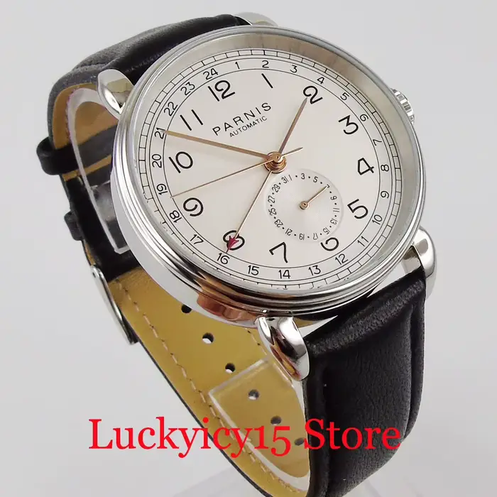 Montre-bracelet pour homme PARNIS ronde GMT