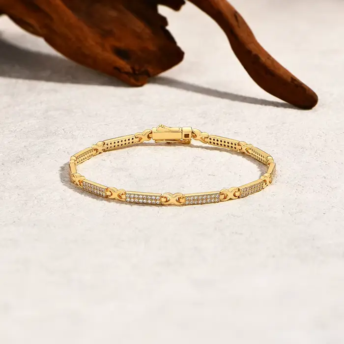 ATTAGEMS – Bracelets Moissanite éblouissants à Double rangée