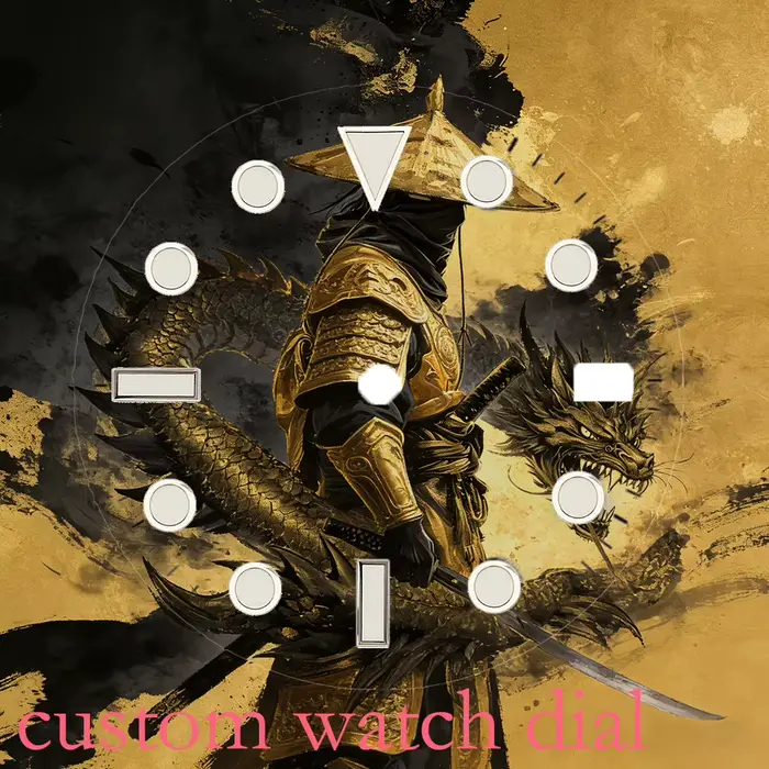 Cadran de montre Graffiti Dragon Warrior 28