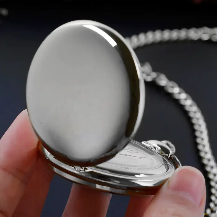Montre de poche à Quartz lisse