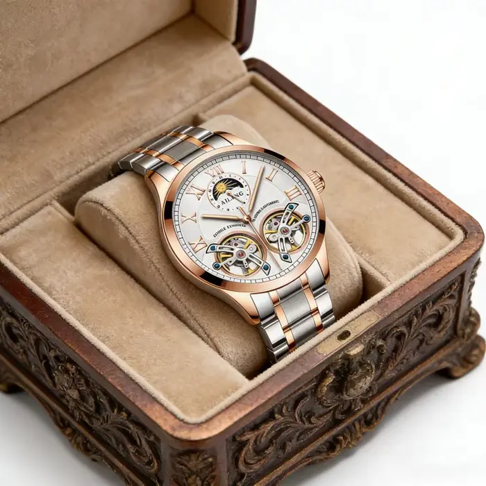 AILANG Montre mécanique automatique originale pour homme