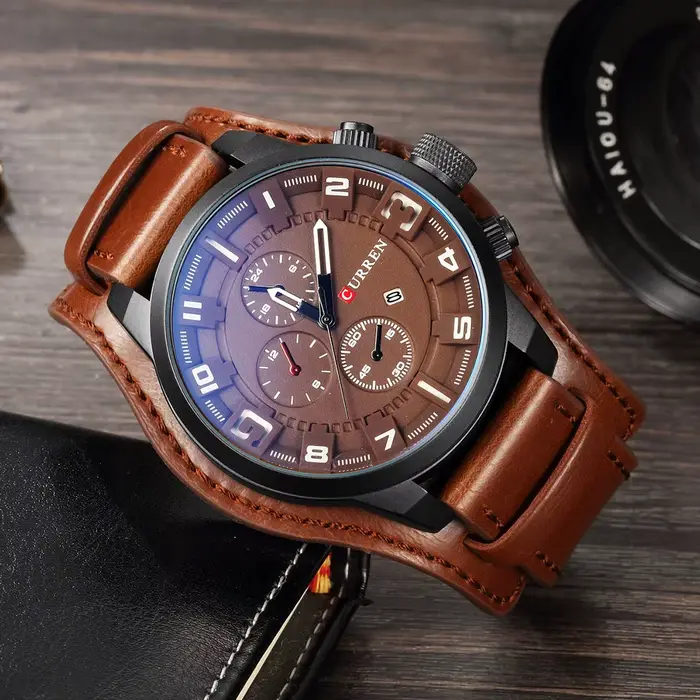 CURREN hommes montres décontractées haut de gamme