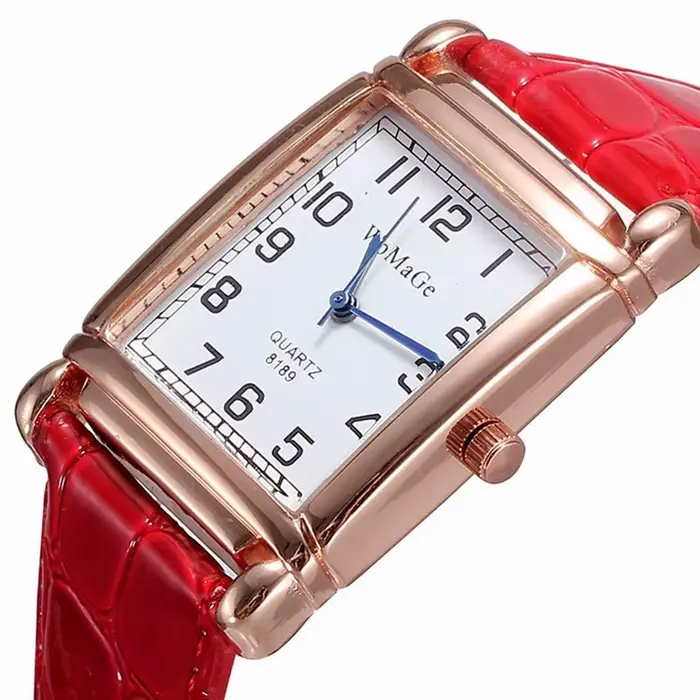 Montre JBAILI en acier inoxydable rose avec bracelet résistant à l'eau pour femmes occasions spéciales simple et élégante quartz