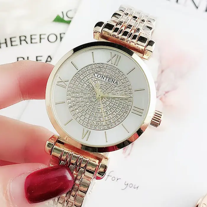 Montre Femme nouvelle Montre en or Rose femmes montres mode femmes montres à Quartz dames robe montr