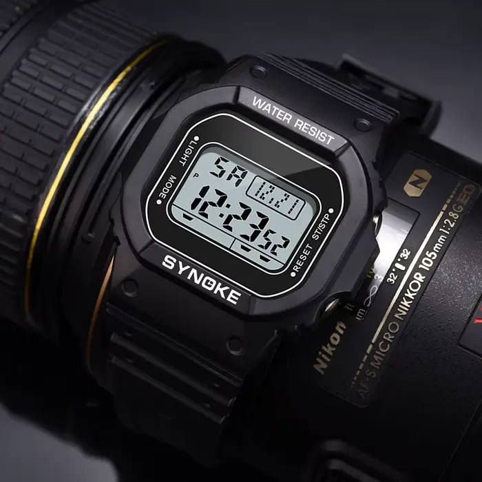 Montres numériques militaires hommes sport chronographe lumineux étanche mâle montres électroniques 