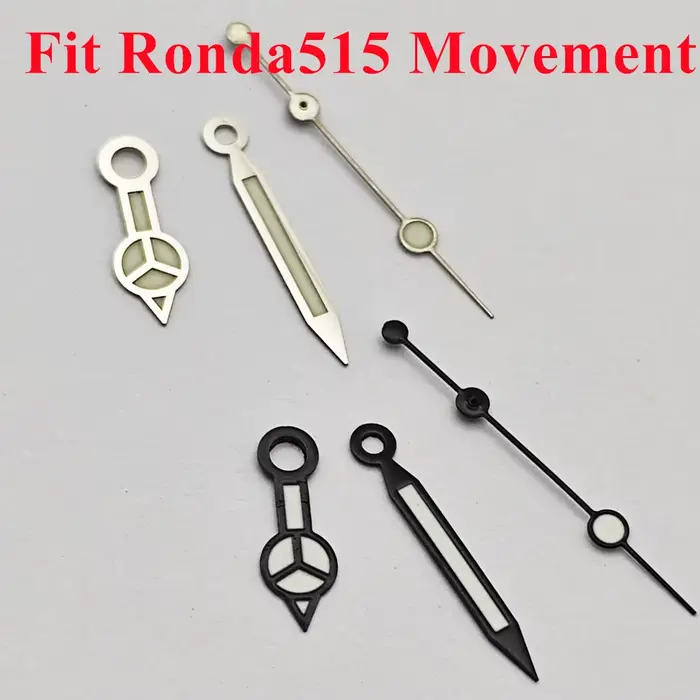  RICHUS Ronda515 aiguilles de montre argent noir