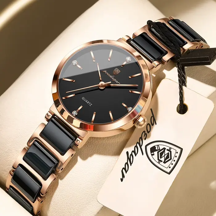 Montre de luxe POEDAGAR Top Diamond pour femme, haute qualité, étanche, quartz, acier inoxydable, av