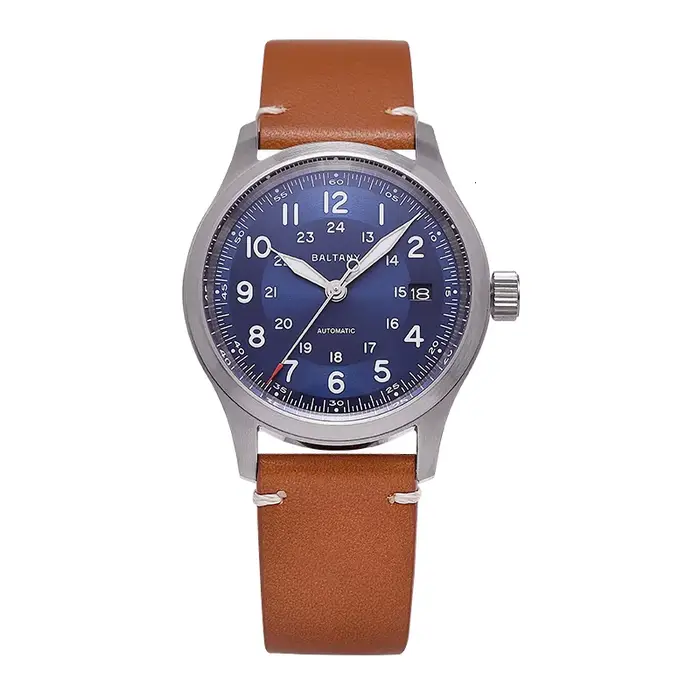 Montre homme Baltany BGW-9 automatique 39mm saphir 100M étanche date sport élégante pour homme occassions spéciales