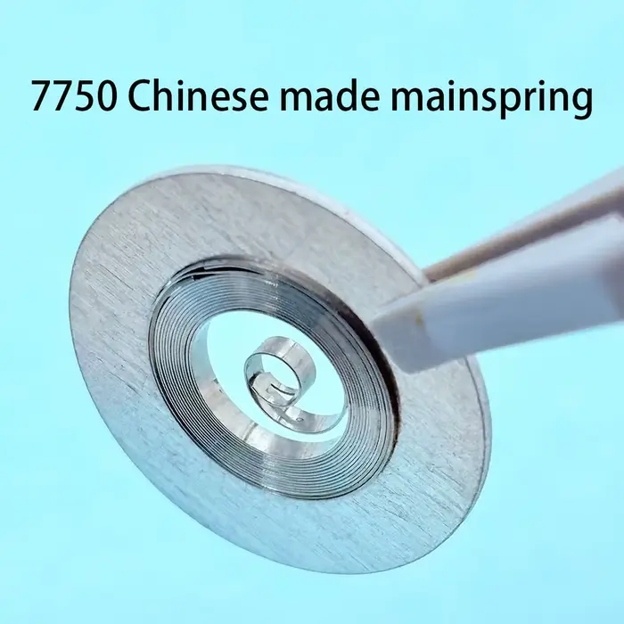 Accessoires de mouvement de montre mécanique 7750, ressort de remontoir fabriqué en Chine pour mouve
