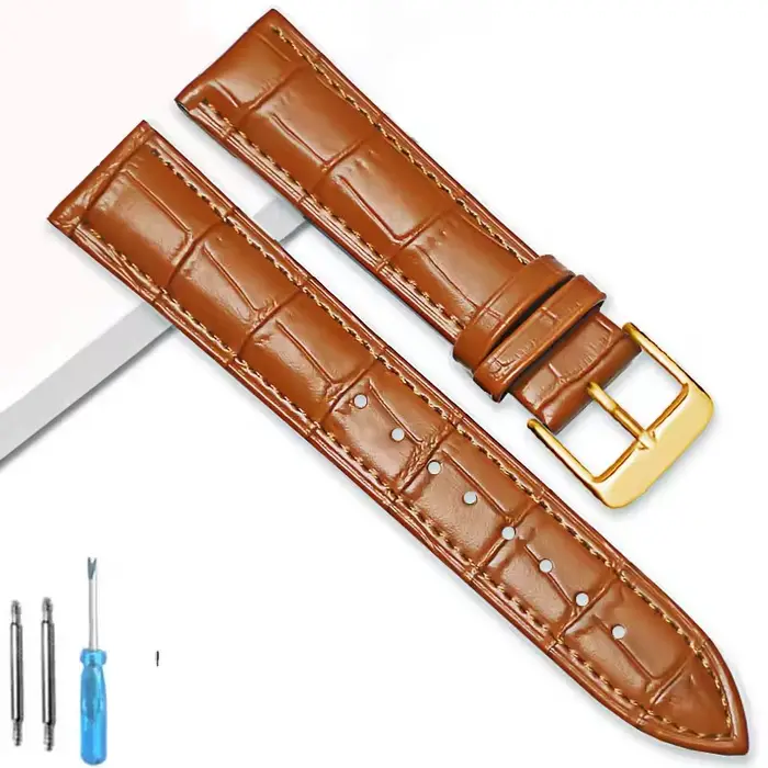 Bracelet de montre en cuir de remplacement universel