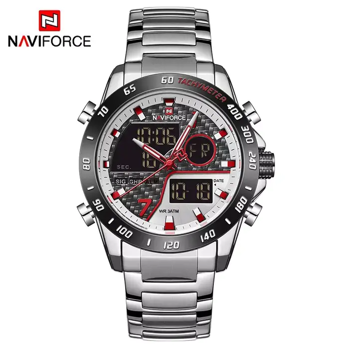NAVIFORCE – montre-bracelet de marque de luxe pour hommes, montres de Sport numériques militaires po