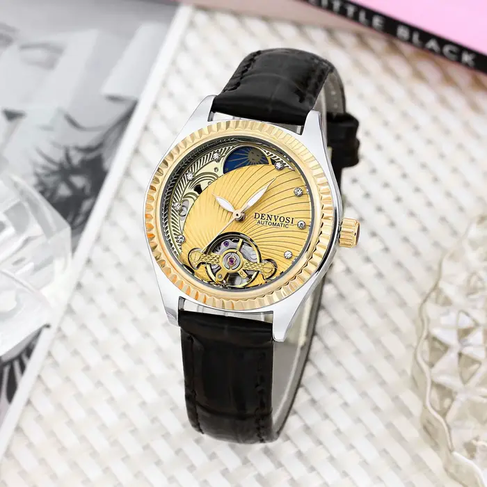 Montre mécanique automatique avec boîtier en acier de 40