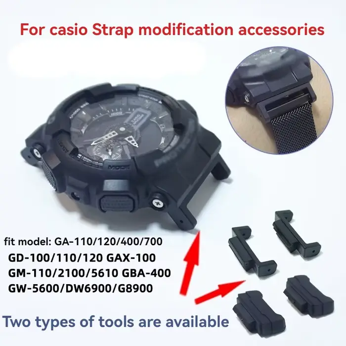 Adaptateur 22x16mm pour Casio GA110 GW6900 GA 2100 GM2100