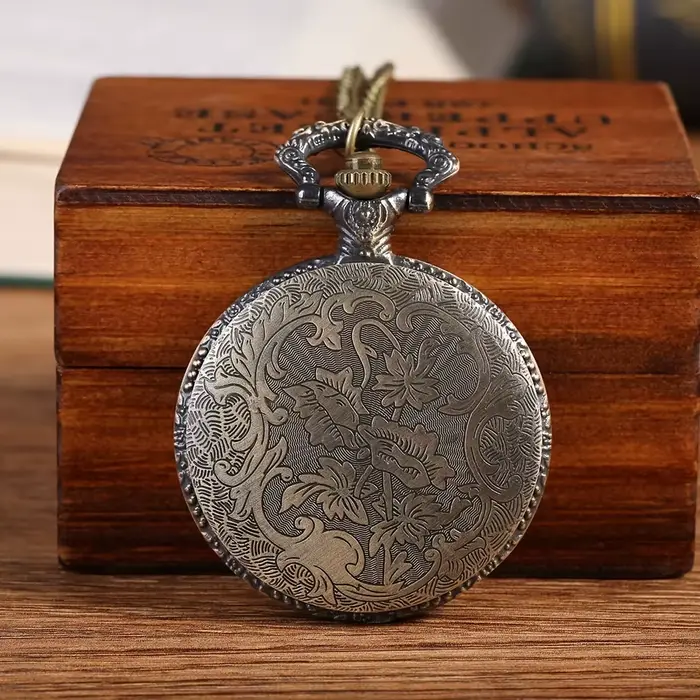 Papa montre de poche père cadeau vintage flip