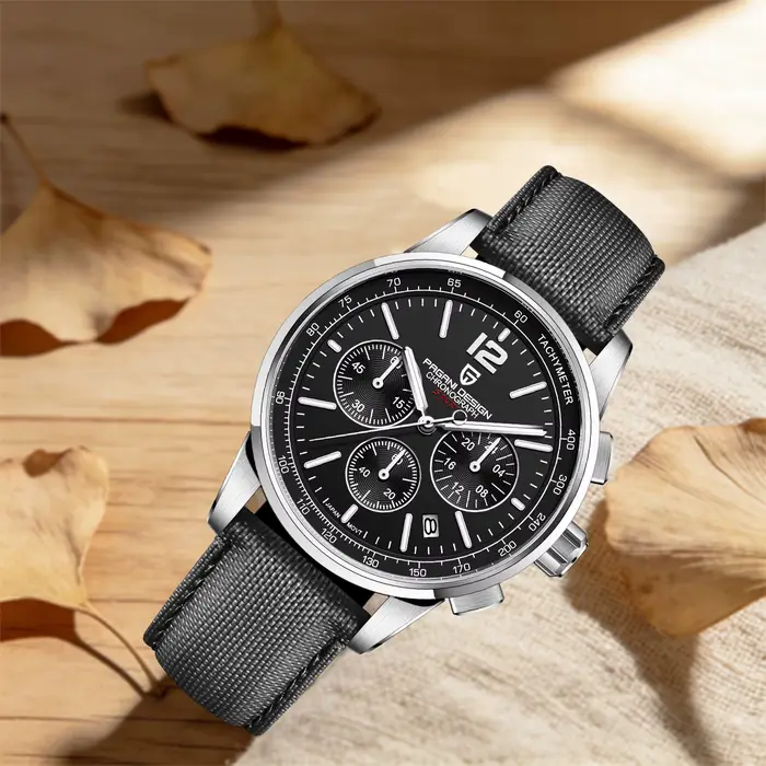 PAGANI DESIGN Montre à quartz pour homme 41 mm