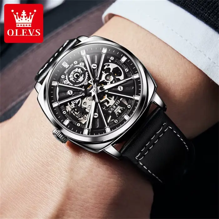 OLEVS 6685 montre pour hommes mécanique automatique Original haut de gamme montres