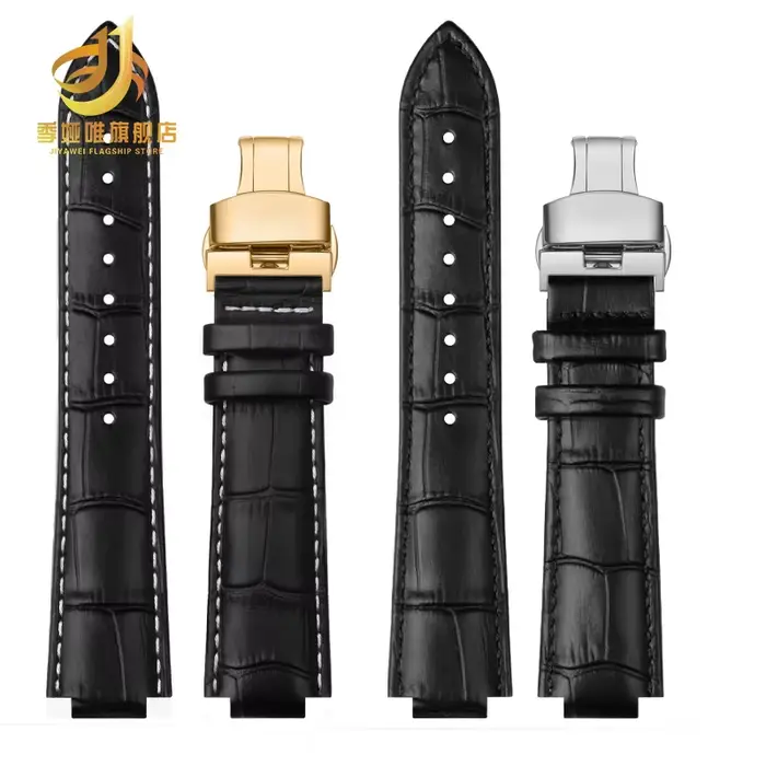 Bracelet de montre Trident en cuir véritable pour hommes et femmes occasions spéciales sport élégance robustesse