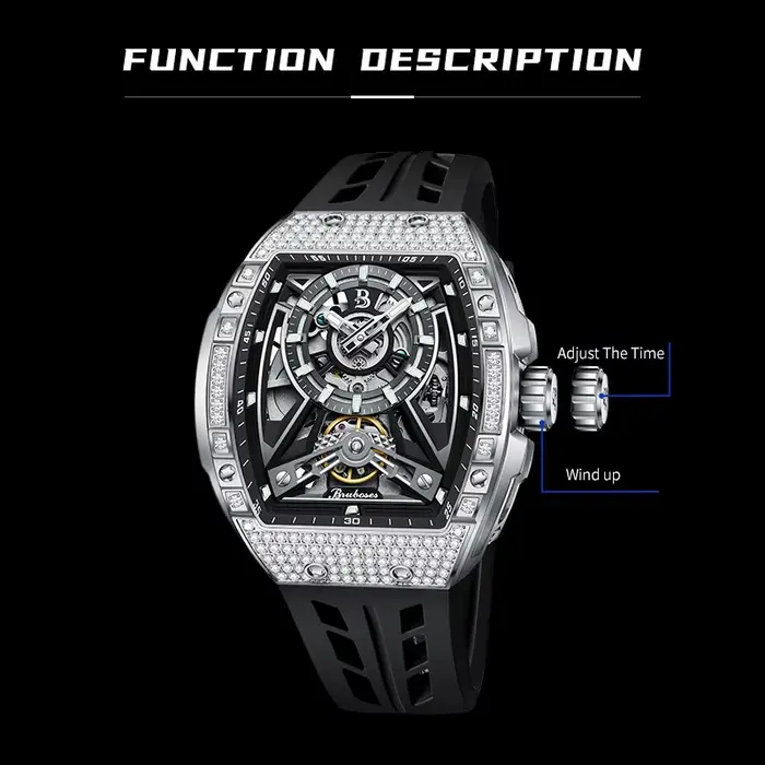 Montre à Remontage Mécanique pour Homme