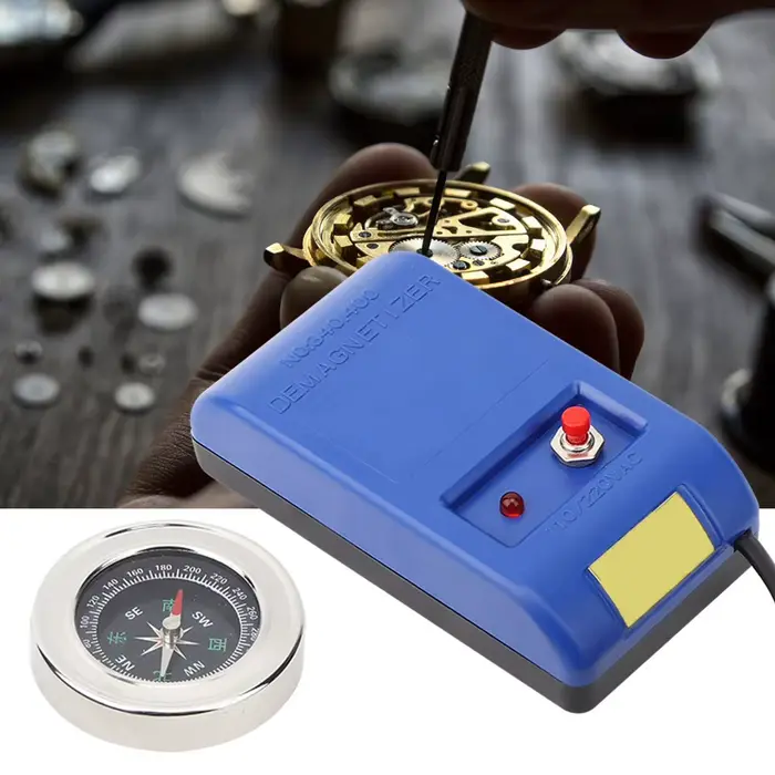 Ensemble d'outils de démagnétiseur électrique pour la réparation de montres