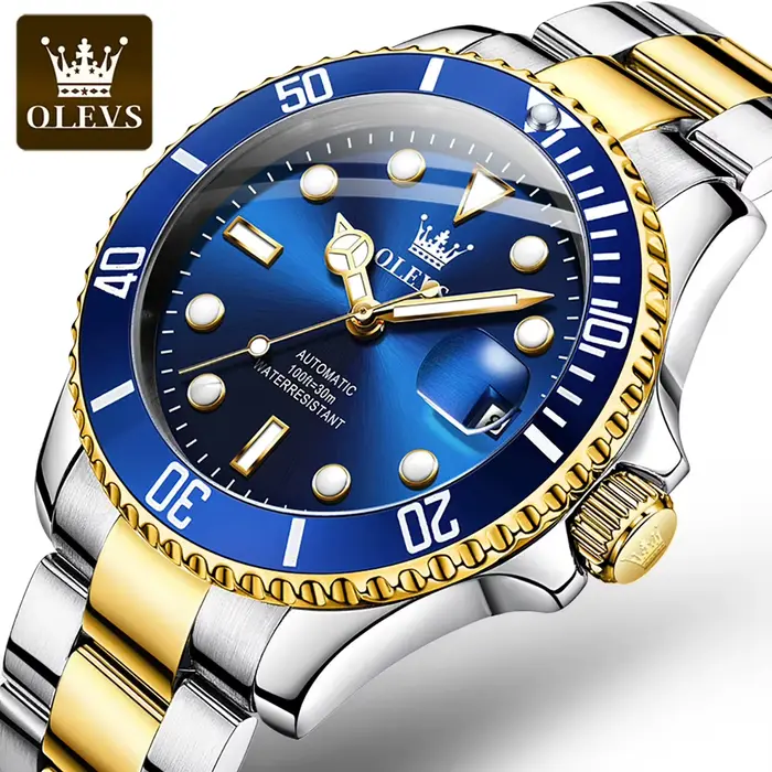 OLEVS 6650 hommes montre classique Original automatique
