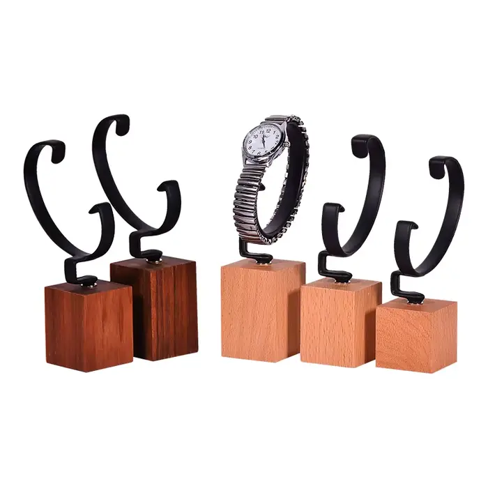 Présentoir de montre en bois haut de gamme