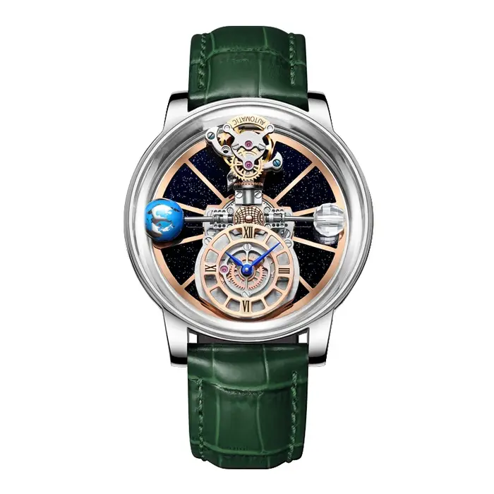 2024 HAEMMER montre pour hommes céleste boîtier Transparent conception