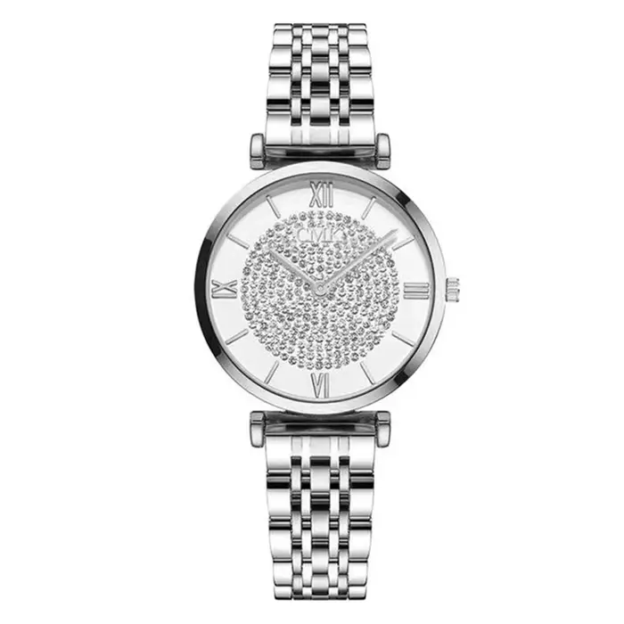 Luxe cristal femmes Bracelet montres haut de gamme mode diamant dames Montre à Quartz en acier Femme Montre-Bracelet