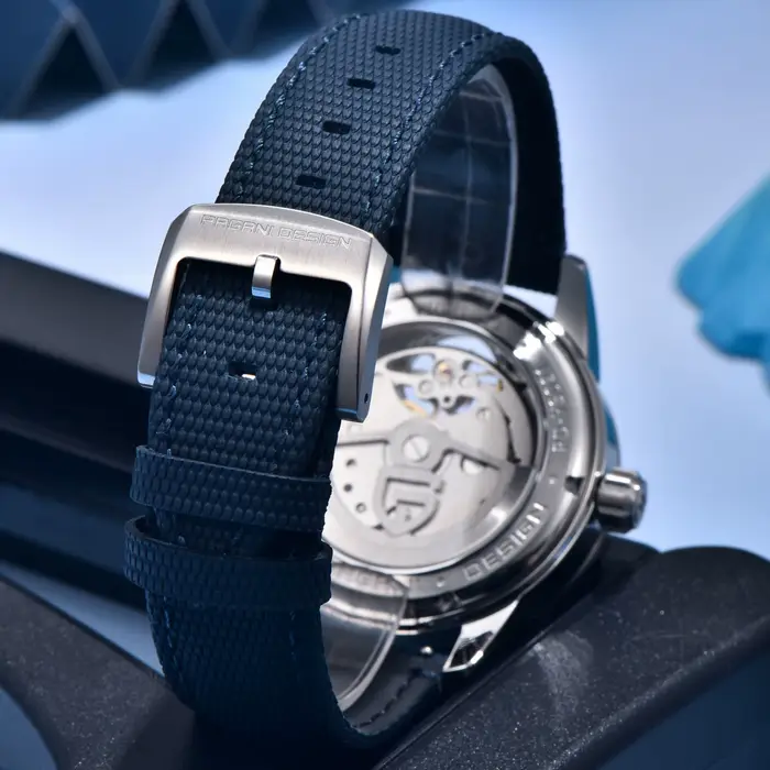 Montre mécanique pour homme PAGANI DESIGN 2026 E3255Y 41 mm, cristal saphir, acier inoxydable, calen