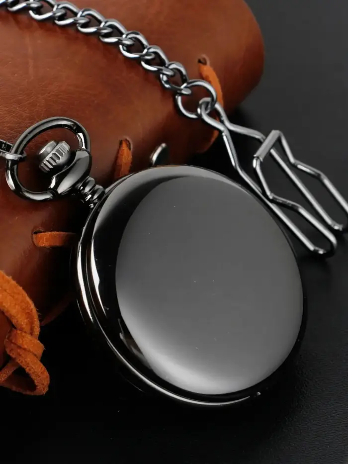 Montre à gousset antique en alliage avec mouvement quartz pour hommes occasions spéciales cadeau de prestige