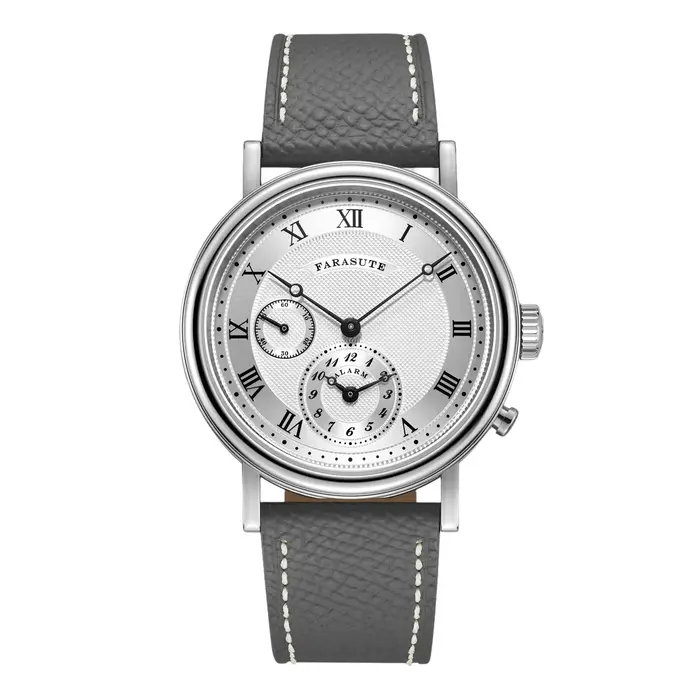 Montre-bracelet de luxe pour homme FARASUTE Japon YM24A à mouvement à quartz, étanche, avec verre sa