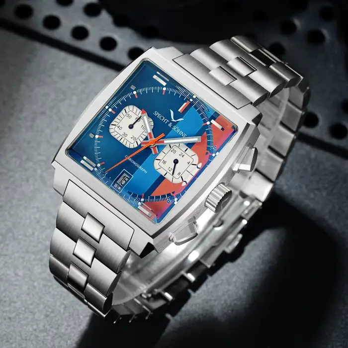 Relojes Hombre Specht & Söhne nouvelles montres chaudes hommes marque de luxe mâle japon VK64 chronographe à la mode Sport bracelet étanche