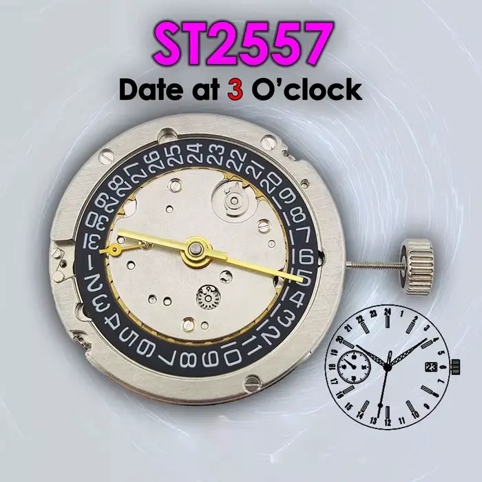 Mouvement de montre Seagull ST2557 GMT