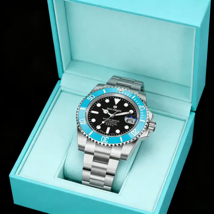 Nouvelle montre mécanique MACARLON Design 41 mm pour homme