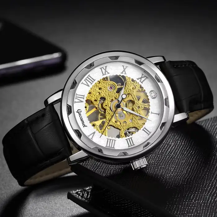 Montre mécanique de mode pour homme
