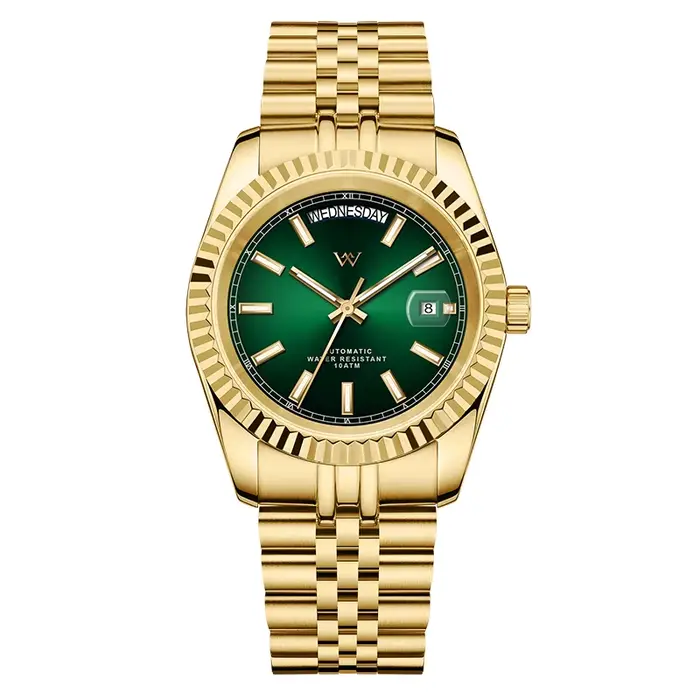 Montre mécanique automatique WM pour homme, style business décontracté, revêtement AR, résistant à l