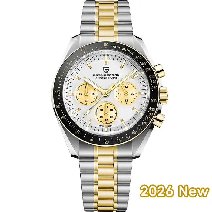 Montre PAGANI DESIGN AK Project Mars Quartz Saphir Chronographe Hommes Occasions Spéciales Nage Durabilité